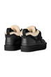 Чоловічі уггі Кросівки Зимові з хутром Чорні UGG Lowmel LTHR Black (41, чорний) - изображение 3