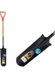 Лопата Strend Pro Premium RedShark, вузька, для дренажу, з дерев'яною ручкою, довжина 1280 мм - зображення 1
