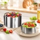 Набір розсувних форм для випічки Cake Ring кільця для випічки та збору салатів та тортів 2 шт - зображення 2