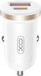 Автомобільний зарядний пристрій XO CC56 Plastic mini A+C single port 30W White (6920680848225) - зображення 1