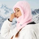 Балаклава лижна Qunature Arctic Velvet M Pink (9792179597115) - зображення 2