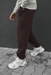 Спортивные штаны стаф мужские коричневые на флисе зимние Staff fad brown fleece M (406590) - изображение 3