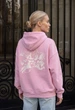 Жіноче Худі Стаф Рожеве На Флісі Спортивна Кофта Оверсайз З Принтом Staff Sweet Dreams Oversize Fleece XS (406593) - зображення 1
