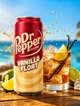 Упаковка безалкогольного напою Dr Pepper Vanilla Float 0.33l х 24 банки - зображення 2