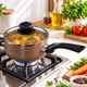 Ківш кухонний A-PLUS 14 см 1.2 л (1729) Мармуровий - зображення 4