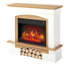 Камінокомплект з порталом ArtiFlame Електрокамін з обігрівом до 30 м² 1800 Вт Камін з 3D полум’ям звуком дров пультом термостатом - зображення 6