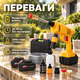 Акумуляторна міні-мийка високого тиску в кейсі з 2 АКБ жовта Портативна автомийка - пістолет зі шлангом для миття автомобіля, саду, техніки та домашнього використання - зображення 2