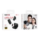 Бездротова мікрофонна система BOROFONE BFK17 Lemai wireless microphone Type-C Black - зображення 2