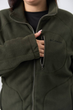 Женская флисовая кофта с вишивкой Columbia хаки 3XL - изображение 2