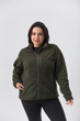 Женская флисовая кофта с вишивкой Columbia хаки 3XL - изображение 4
