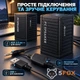 Компьютерная акустика колонка для пк и ноутбука Kisonli KS-13 |6 Вт, AUX, USB| Черный - изображение 3
