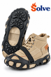 Ледоступы Solve KT9005003 Boot Spikes Overshoe 31–36-R, по 30 шипов, с ремешками на липучке - изображение 2
