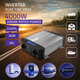 Инвертор 12В-230В 2000/4000Вт LCD-дисплей | USB | USB-C с чистой синусоидой Qoltec - изображение 6