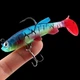 Набор приманок 5 шт для рыбалки 14 г Jig Bait силиконовые рыбки на щуку, судака - изображение 3