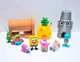 Набор фигурок Губка Боб 7шт Sponge Bob + три домика Ананас Красти Краб Дом Сквидварда - изображение 1