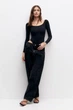 Боді Pull & Bear чорний ZGZNH569 L - изображение 2