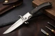Складной нож с Деревянной рукояткой и Клипсой GW3093, сталь 440 - изображение 1