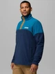 Bluza męska nierozpinana streetwear polarowa Columbia Basin Trail II 1/2 Snap Fleece 2124292467 S Granatowa (199141342657) - obraz 4