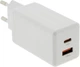 Ładowarka PATONA Premium GaN 65W 1xUSB-C 1xUSB-A White (4055655237277) - obraz 1