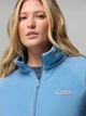 Bluza damska rozpinana streetwear polarowa Columbia Benton Springs Relaxed Full Zip 2136221447 S Błękitna (199141391716) - obraz 6