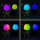 Бездротова портативна Bluetooth колонка Ведмедик X-868 з яскравим RGB підсвічуванням 1200 mAh (16 см) Рожевий - зображення 2