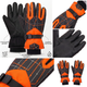 Чоловічі гірськолижні рукавички для лиж і сноуборда SP-Sport Snow Gloves 7690 розмір L Black-Orange - зображення 6