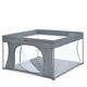 Детский манеж ME 1196 SWIFT 4 Dark Gray - изображение 3