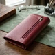 Практичный кошелек для женщин из натуральной кожи ST Leather 23098 бордовый - изображение 4