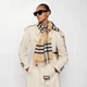 Кашеміровий Шарф Burberry в фірмову клітинку Бежевий 2026 - зображення 3
