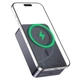 Повербанк с MagSafe 20000mAh 20W Hoco J160B Original Type-C/Lightning Qi 15W беспроводная зарядка серый - изображение 2
