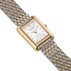 Жіночий годинник Burker Watches Olivia сріблястий та золотистий з білим циферблатом (OLGS) - изображение 2