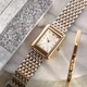 Жіночий годинник Burker Watches Olivia сріблястий та золотистий з білим циферблатом (OLGS) - изображение 4