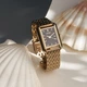 Жіночий годинник Burker Watches Olivia золотистий з чорним циферблатом (OLGB) - зображення 4