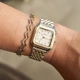Жіночий годинник Burker Watches Macy сріблястий та золотистий з білим циферблатом (MCGS) - изображение 6