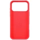 Чехол Fiji Silicone Case для Apple iPhone 18 Pro бампер накладка Soft Touch с микрофиброй Red - изображение 2
