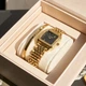 Жіночий годинник Burker Watches Macy золотистий з чорним циферблатом (MCGB) - изображение 4