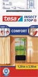 Moskitiera drzwiowa Tesa Comfort Insect Stop 120x250cm Czarna (55910-00021) - obraz 1
