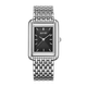Жіночий годинник Burker Watches Olivia сріблястий з чорним циферблатом (OLSB) - зображення 1