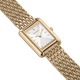 Жіночий годинник Burker Watches Olivia золотистий з білим циферблатом (OLGW) - изображение 2