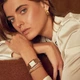 Жіночий годинник Burker Watches Olivia золотистий з білим циферблатом (OLGW) - изображение 7