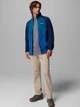 Толстовка на флісі, на блискавці чоловіча Columbia Vital Valley LW Fleece 2157382434 XL Синя (199644100464) - зображення 3