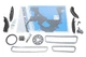 Комплект ланцюга ГРМ BMW 3 (E93/F30)/X3 (F25)/X5 (F15) 06-18 (z=86/70) (N47/B47), (ланцюг INA) - изображение 1