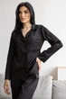 Пижама женская классическая с кантом П1300 Черный, 3XL (52-54) - изображение 6