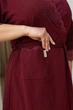 Комплект домашний с ночнушкой батал Км1110н Марсала, 3XL - изображение 7