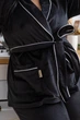 Женский брючный комплект Кч1424 Черный, 3XL - изображение 6