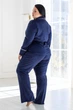 Женский брючный комплект К1424 Синий, 3XL - изображение 4