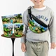 Набір: дитяча сумка-бананка+кружка Майнкрафт «Minecraft» 32х15см, бананка для хлопчика через плече на подарунок (00914) - изображение 1