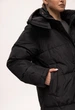 Довга жіноча зимова куртка Finn Flare 224504-BL чорна 2XL - зображення 8