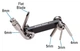 Мультитул Park Tool IB-1 I-Beam 3/4/5/6/8, викрутка (TOO-B9-04) - изображение 3