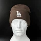 Зимняя коричневая шапка 47 brand Los Angeles Dodgers B-HYMKR12ACE-BWE - изображение 2